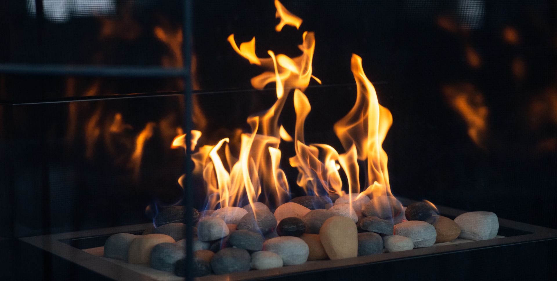 Fireplace in Malting Tower.