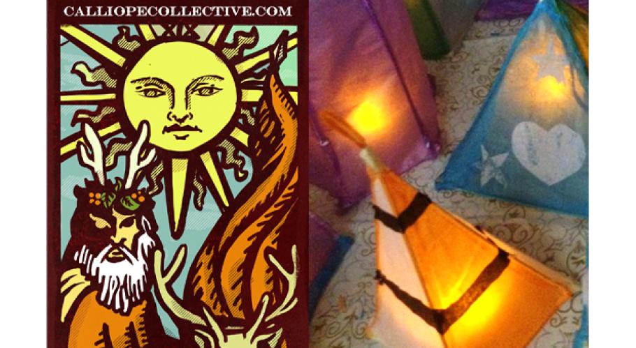 Join the Calliope Collective's paper lantern workshop at the Tett Centre