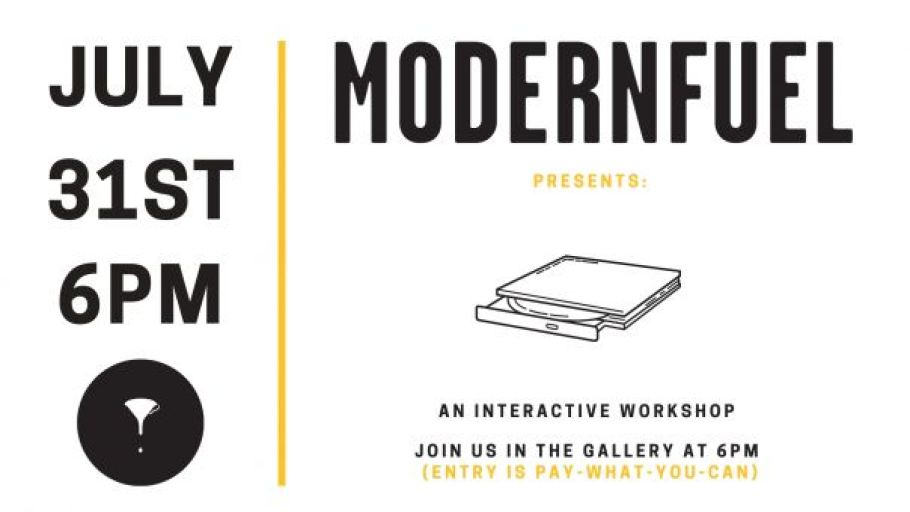 Interactive workshop Audacity event imagery Modern Fuel