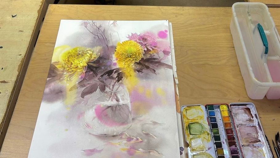 Still-life Watercolour Painting