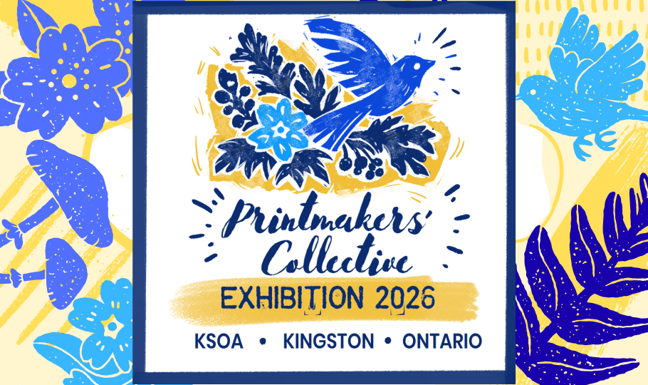 Graphic for KSOA's Printmakers' Collective Exhibition