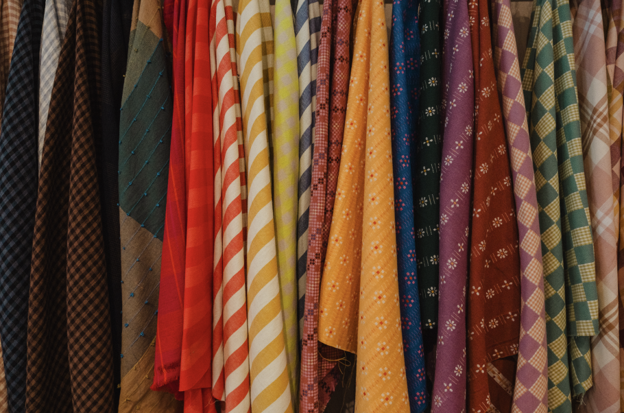 Multicoloured fabric