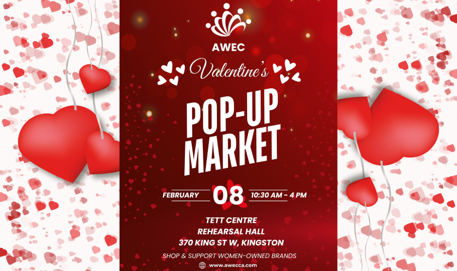 AWEC Valentine's Pop-up Market at Tett Centre on February 8, 2025
