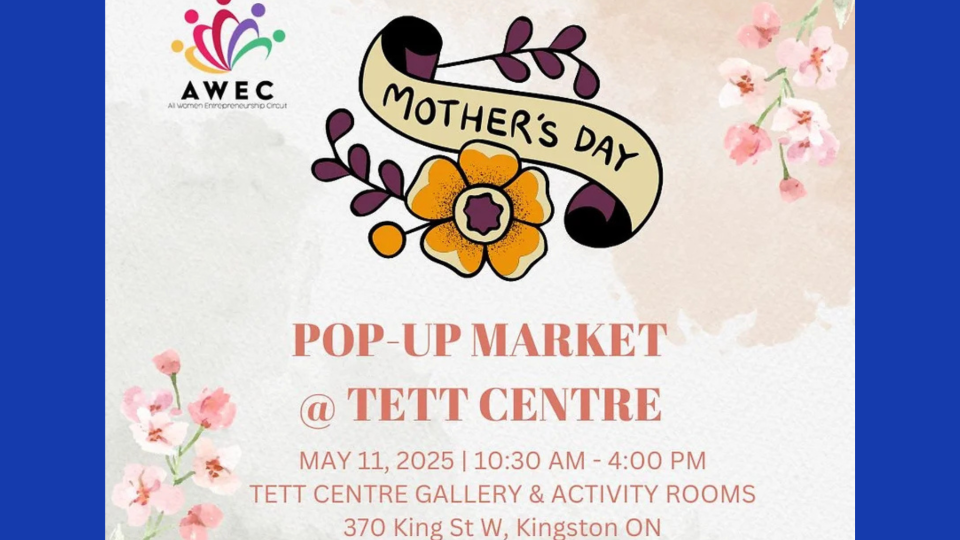 Graphic for AWEC Mother's Day Pop-up Market