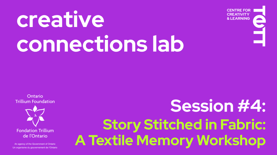 Graphic for Story Stitched in Fabric: A Textile Memory Workshop