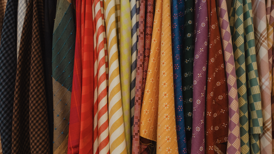 Multicoloured fabric