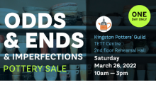 The Kingston Potters' Guild: Odds & Ends, and Imperfections Sale on March 26, 2022