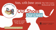 The Shoe Project at the Tett Centre in Kingston on June 12, 2022