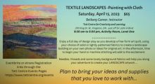 TEXTILE LANDSCAPES – Painting with Cloth (image not available)